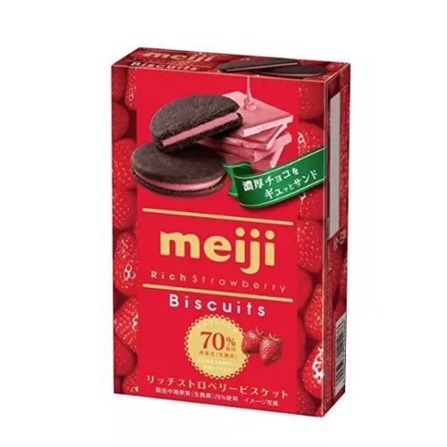 Meiji Strawberry Biscuit Sandwich 120g