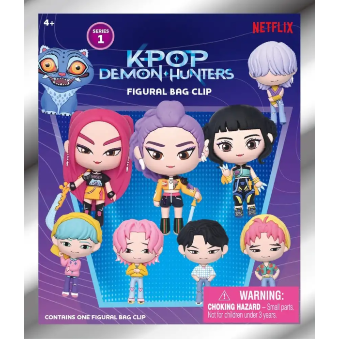 K-Pop Demon Hunters PVC Bag Clip Series 1