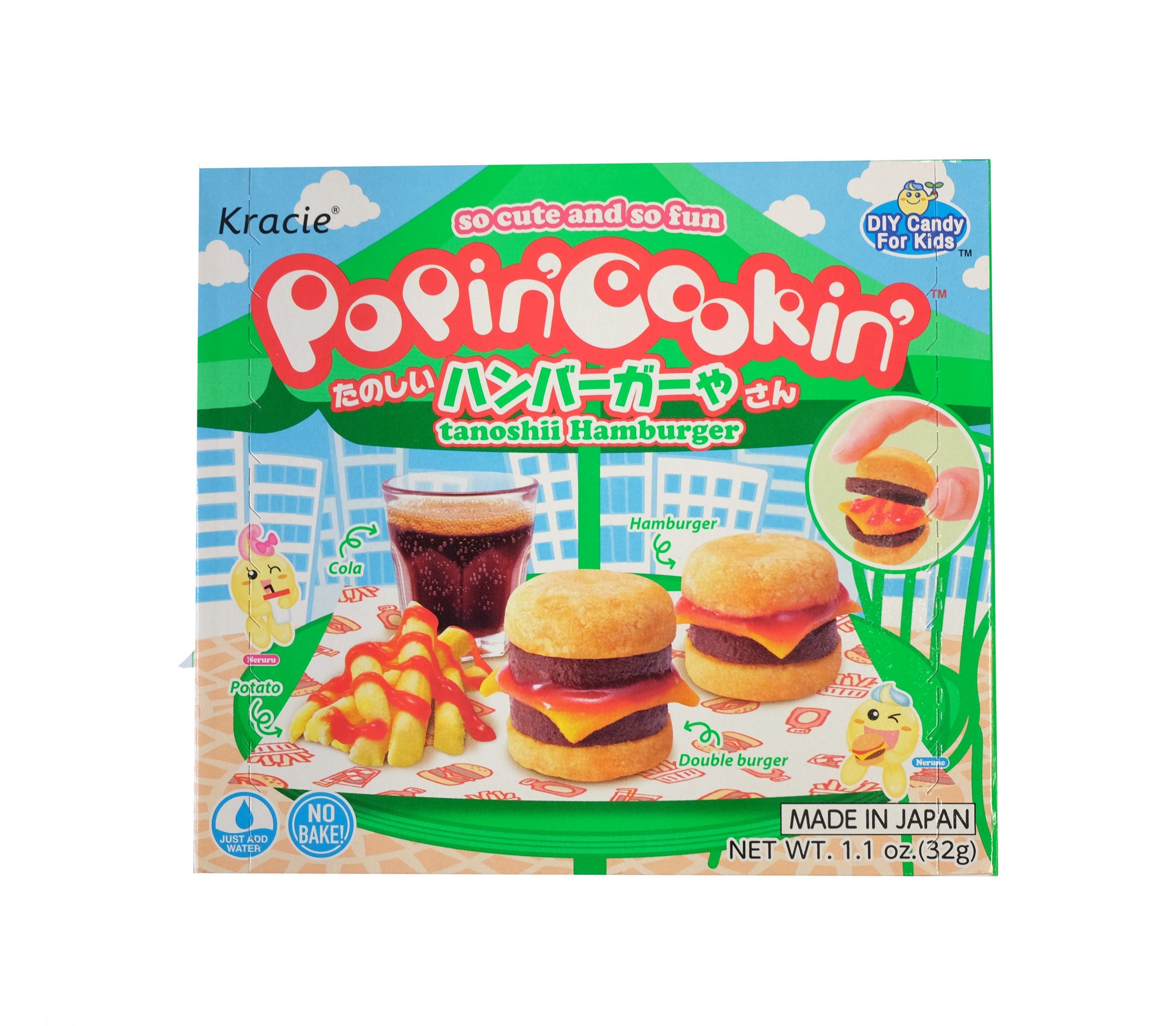 POPINCOOKIN Tanoshii Hamburger 26g