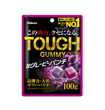 Kabaya Tough Gummy Grape Punch 100g