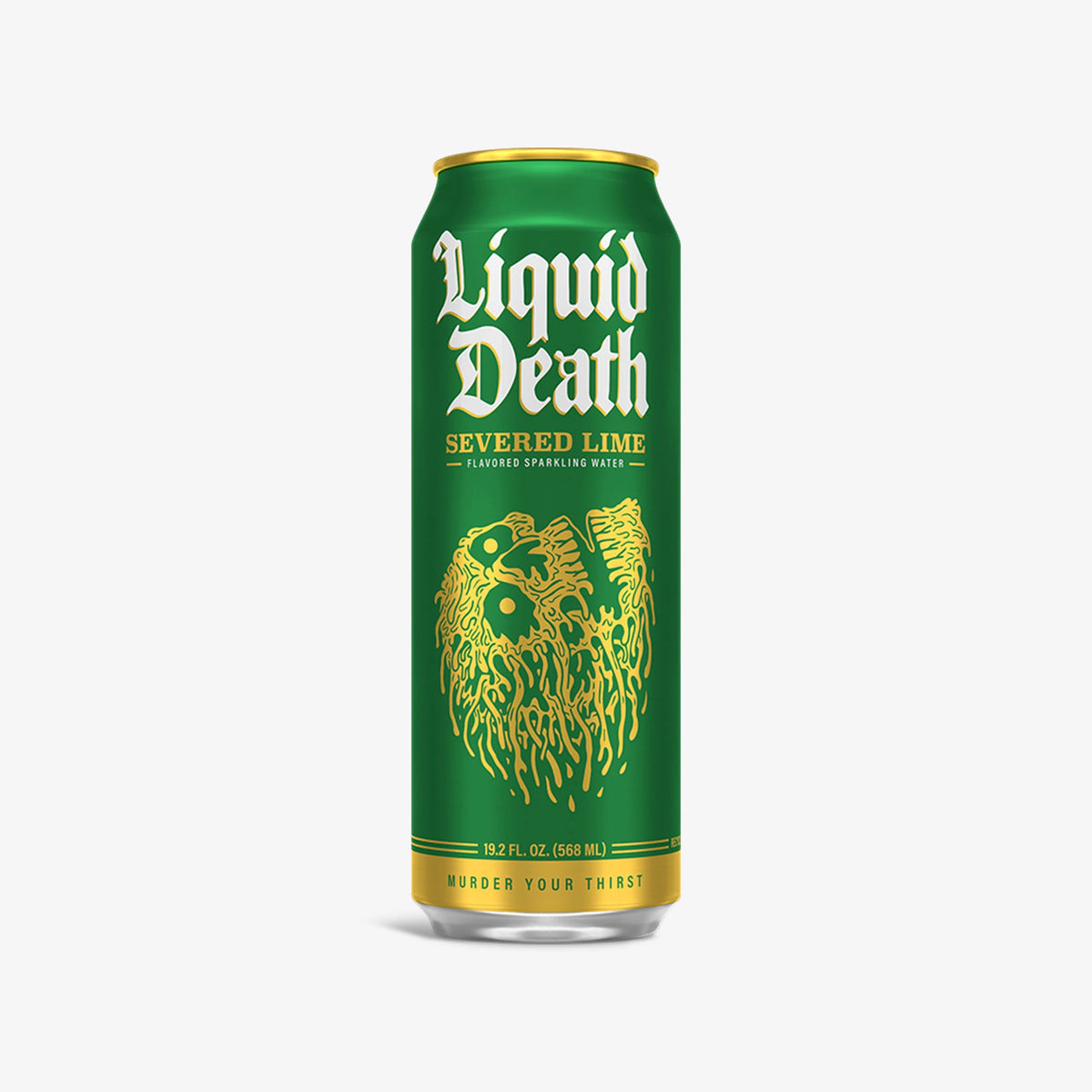 Liquid death sparkling water severed lime 500ml