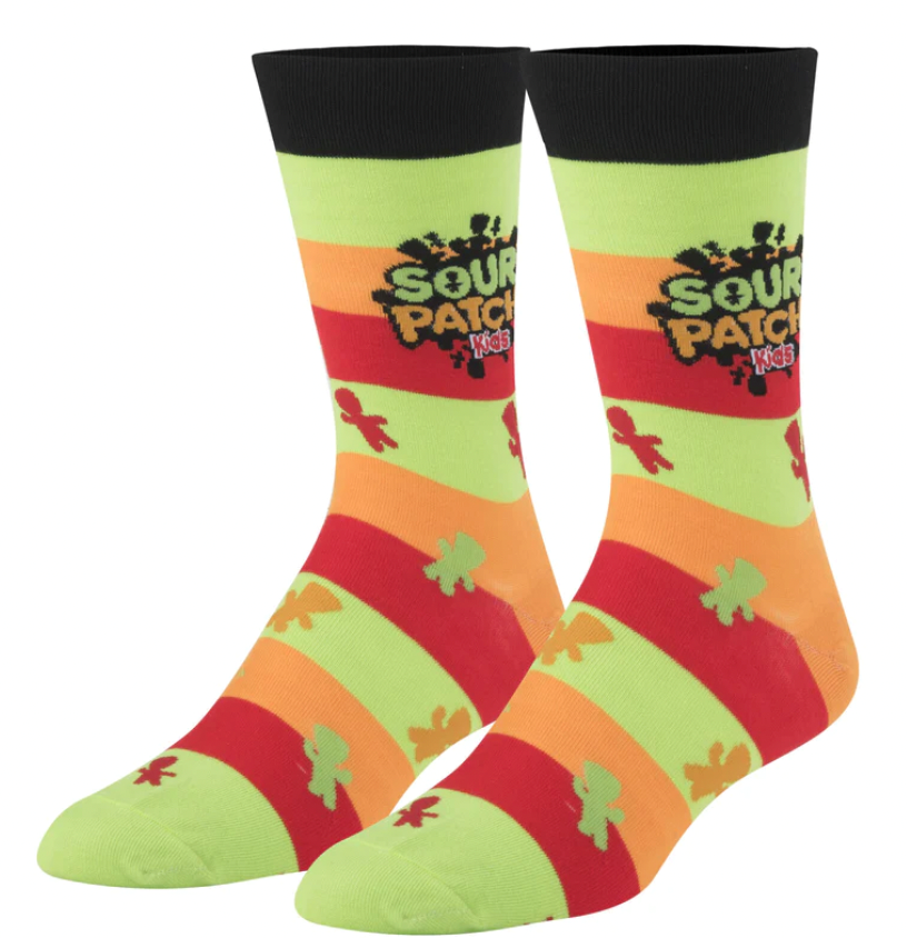 CRAZY SOCKS Sour Patch Kids Crew Socks