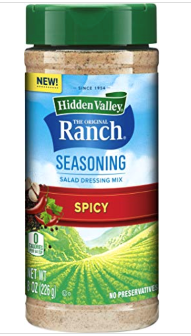 Hidden Valley Ranch Spicy Seasoning & Salad Dressing Mix 226g