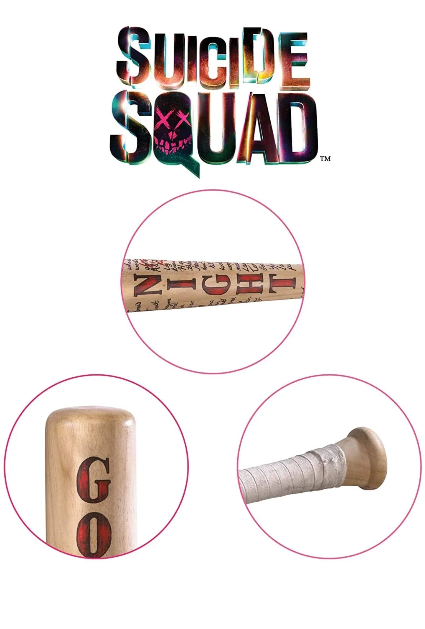 Suicide Squad Harley's Baseball Bat Replica 80cm