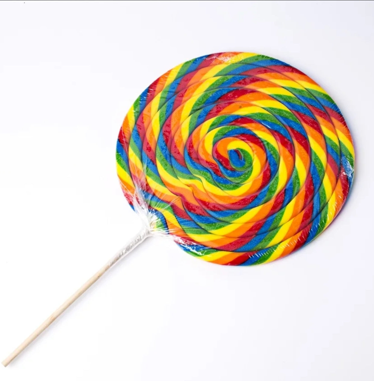 GIANT RAINBOW LOLLIPOP 1KG
