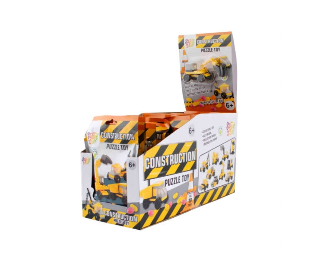 UNIVERSAL CANDY Construction Puzzle Toy with Jellybeans 5g