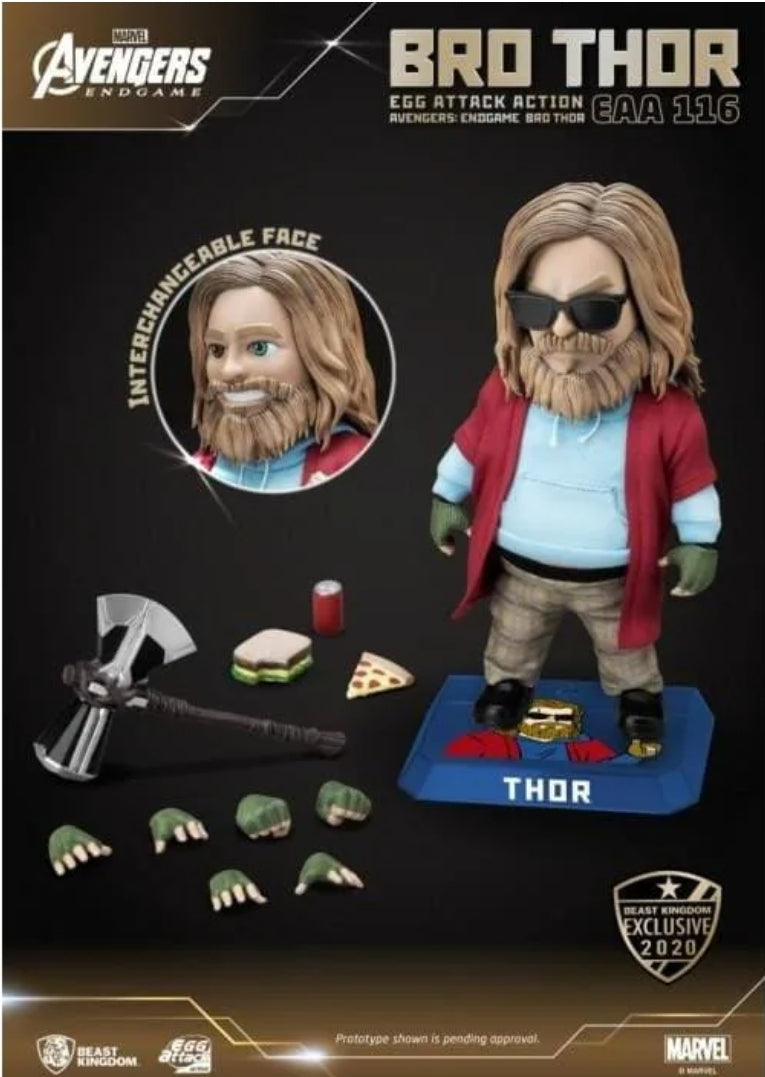 BEAST KINGDOM EGG ATTACK ACTION AVENGERS ENDGAME BRO THOR (SUMMER EXCLUSIVE 2020)