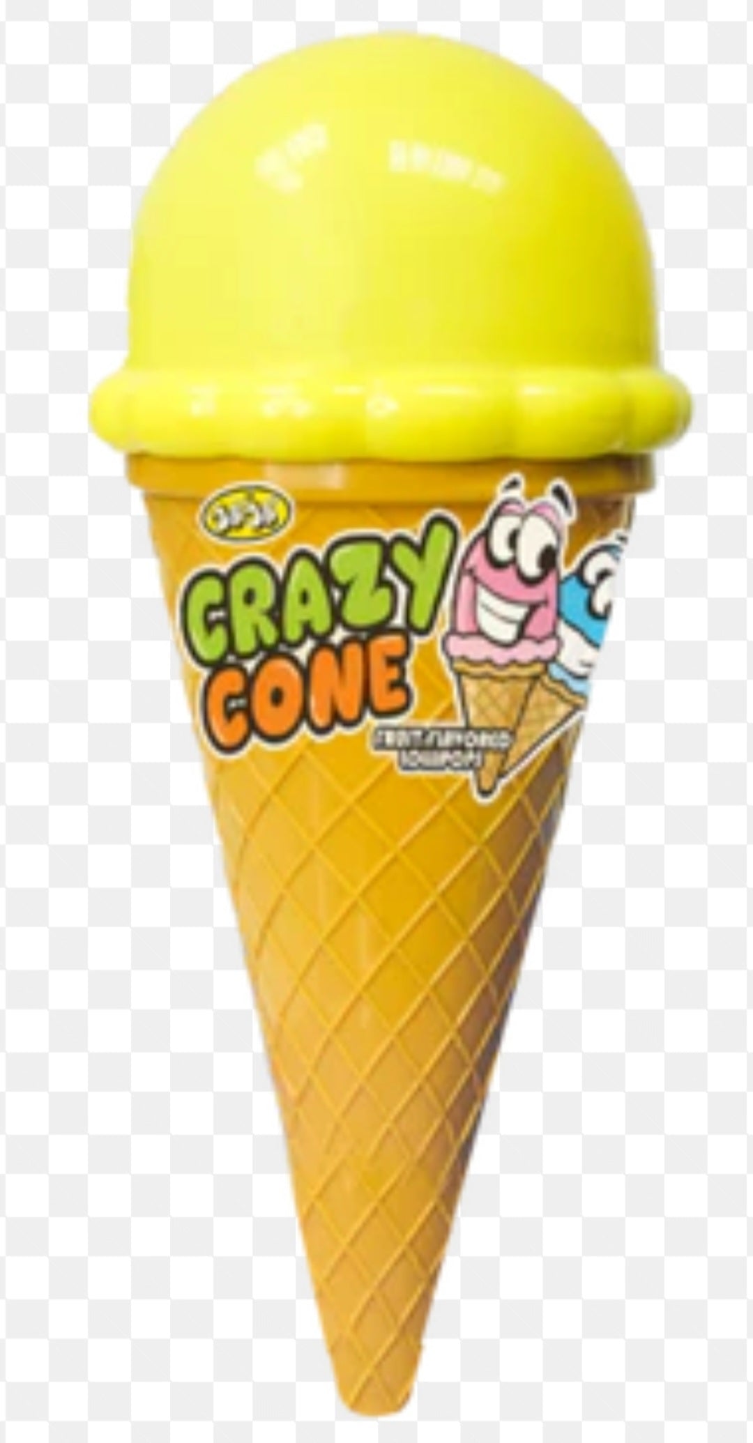 Jojo's crazy cone fruit flavour lollipops 150g