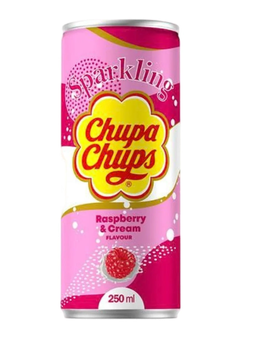 CHUPA CHUPS Sparkling Raspberry & Cream 250ml