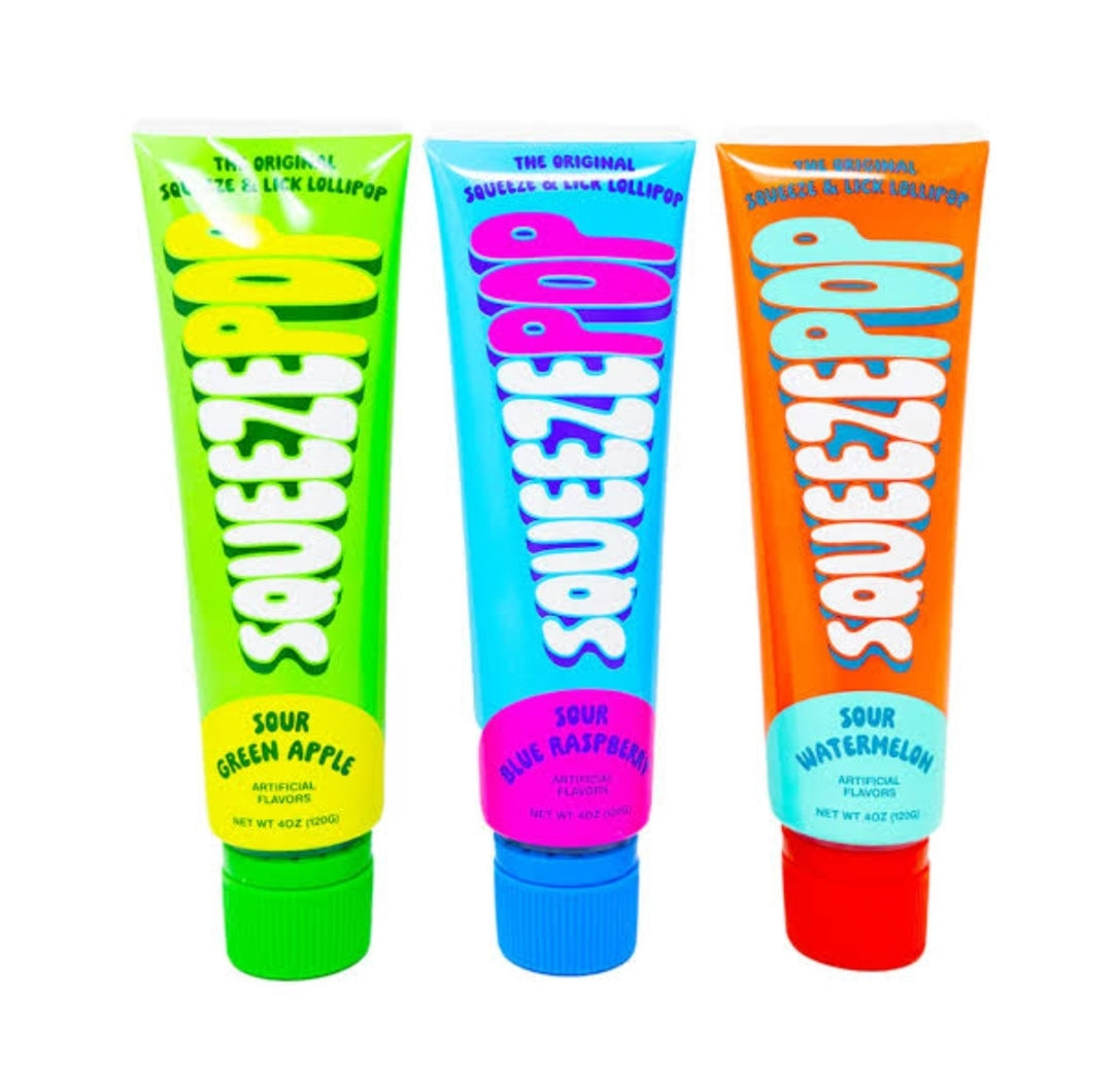 SQUEEZE POP The Original Squeeze & Lick Lollipop 120g