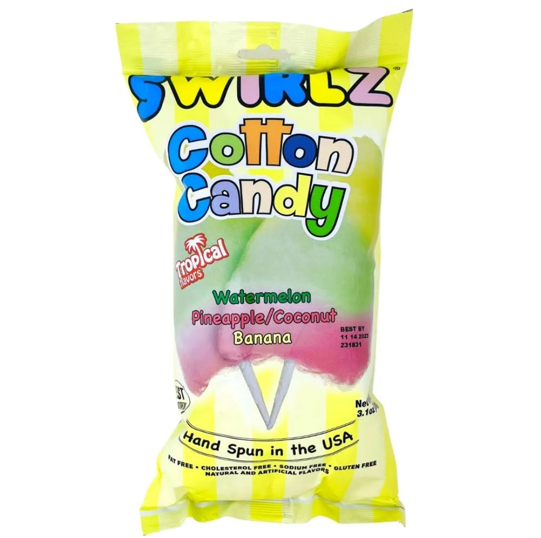 Swirlz Cotton Candy Tropical 88g