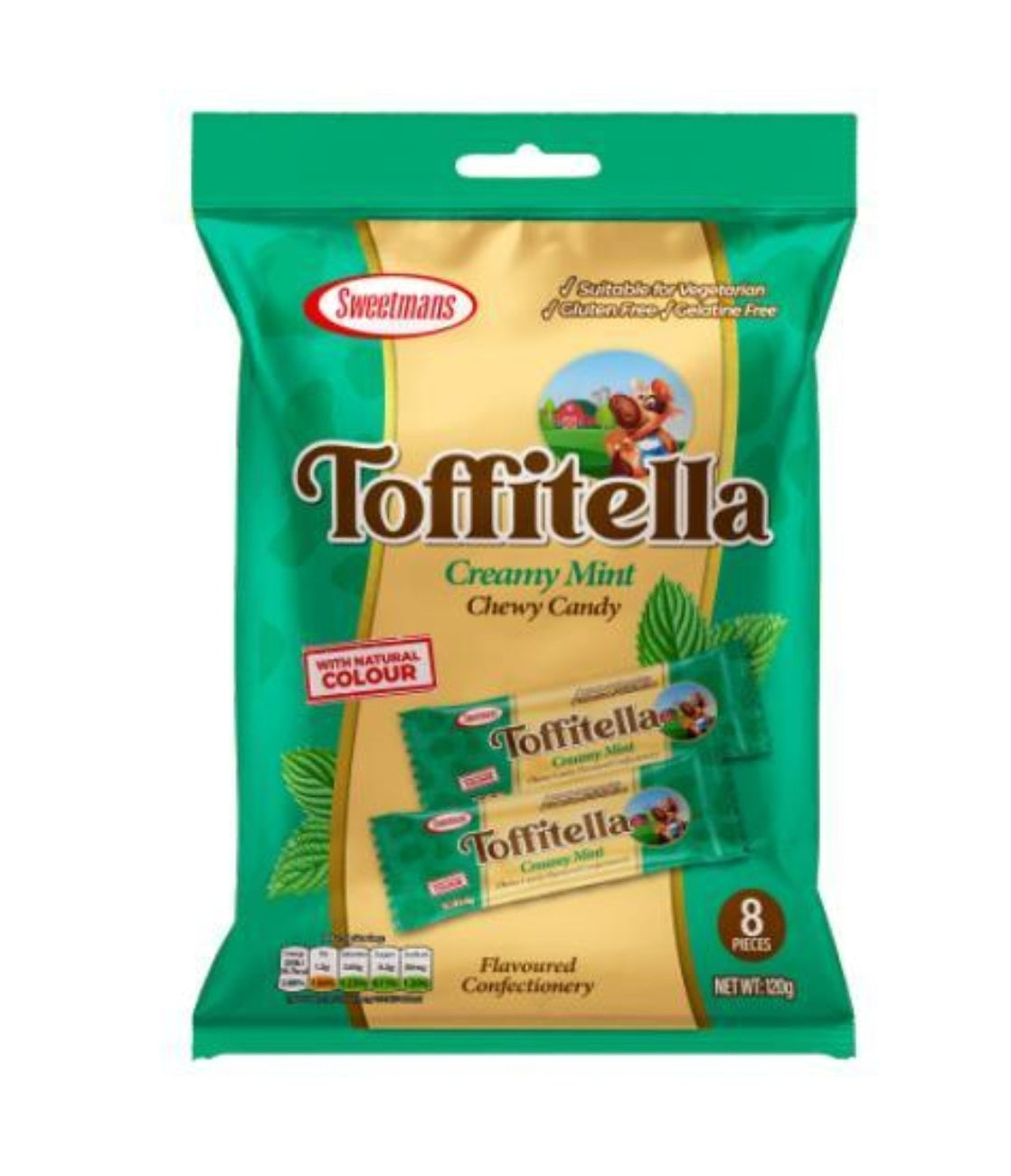 Tofittella Creamy Mint Chewy Candy 120g