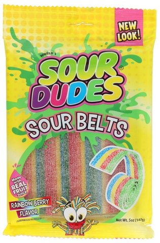 Sour Dudes Sour Belts 113g