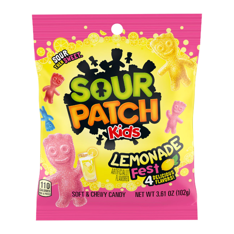 SOUR PATCH KIDS Lemonade Fest 102g