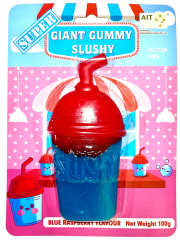 Giant Gummy Slushy Blue Raspberry 100g