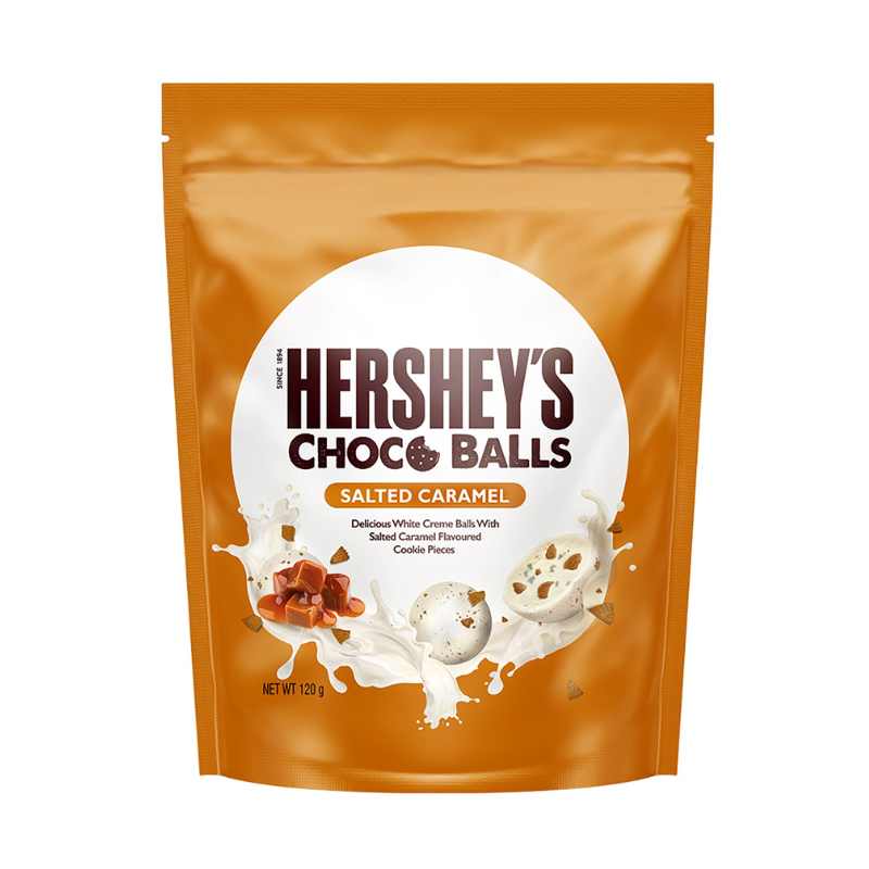 HERSHEY'S Choco Balls salted caramel 120g