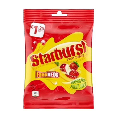 Starburst FaveReds Chews Bag 127g