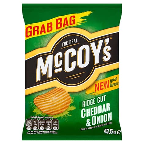 The Real McCoy's Cheddar & Onion 45g