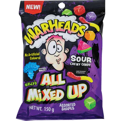 WARHEADS All Mixed Up 150g