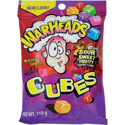 WARHEADS Cubes 150g