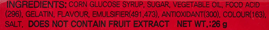 ZAPPO SOUR RASPBERRY FLAVOUR 26G