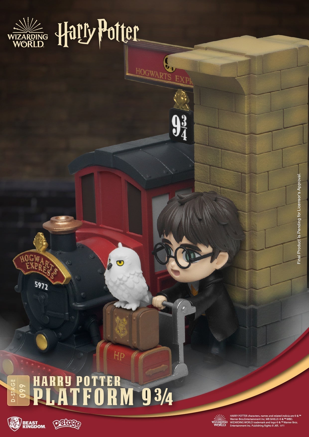 Beast Kingdom D Stage Harry Potter Platform 9 3/4
