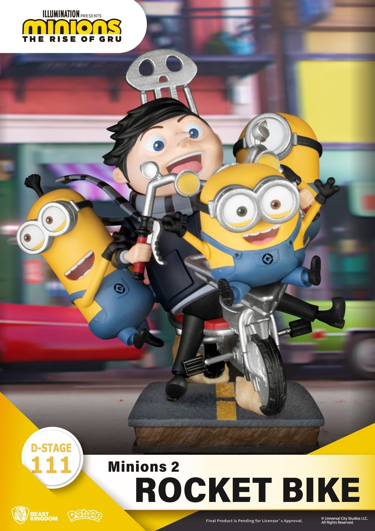 Beast Kingdom D Stage Minions Rocket Bike