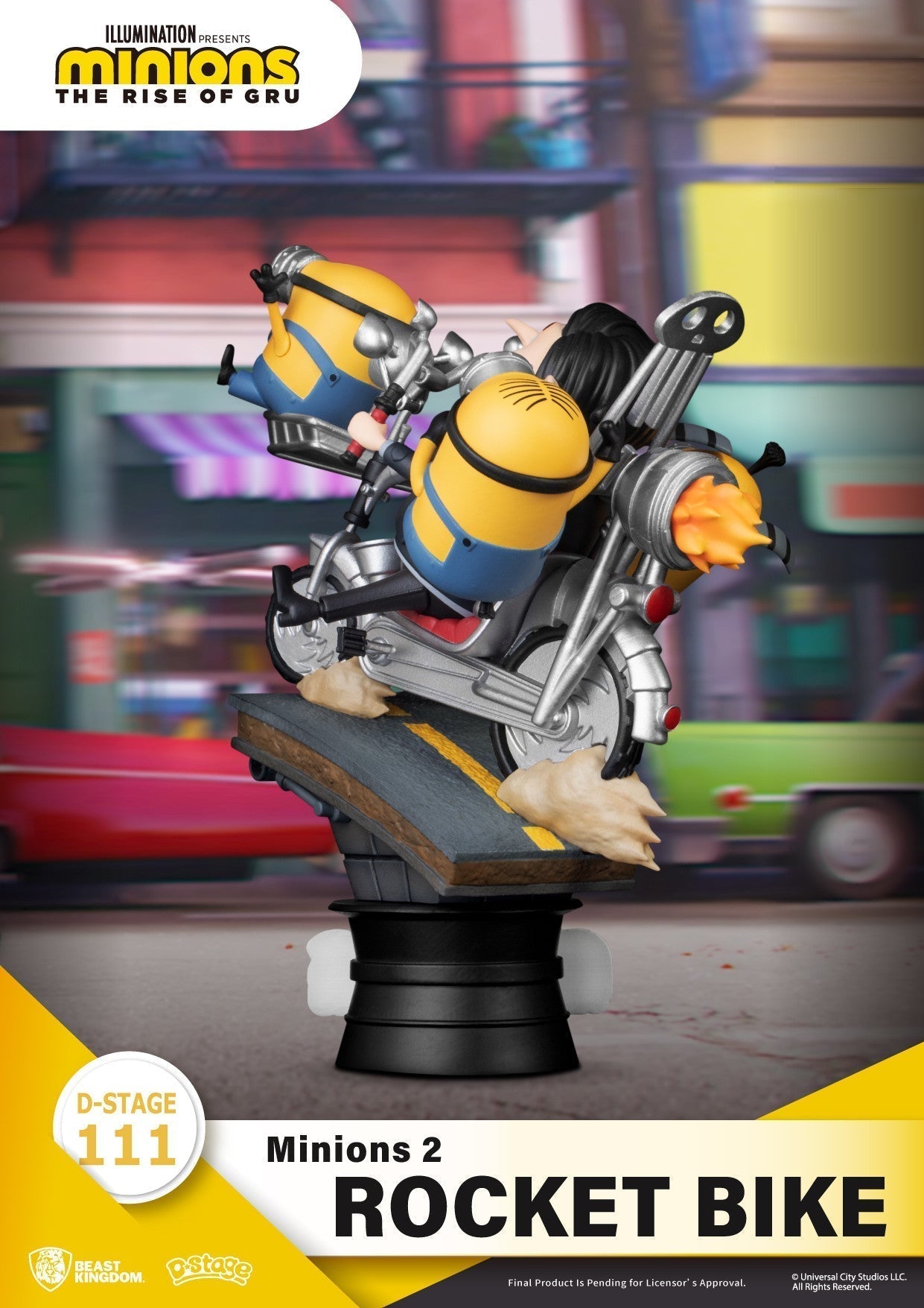 Beast Kingdom D Stage Minions Rocket Bike