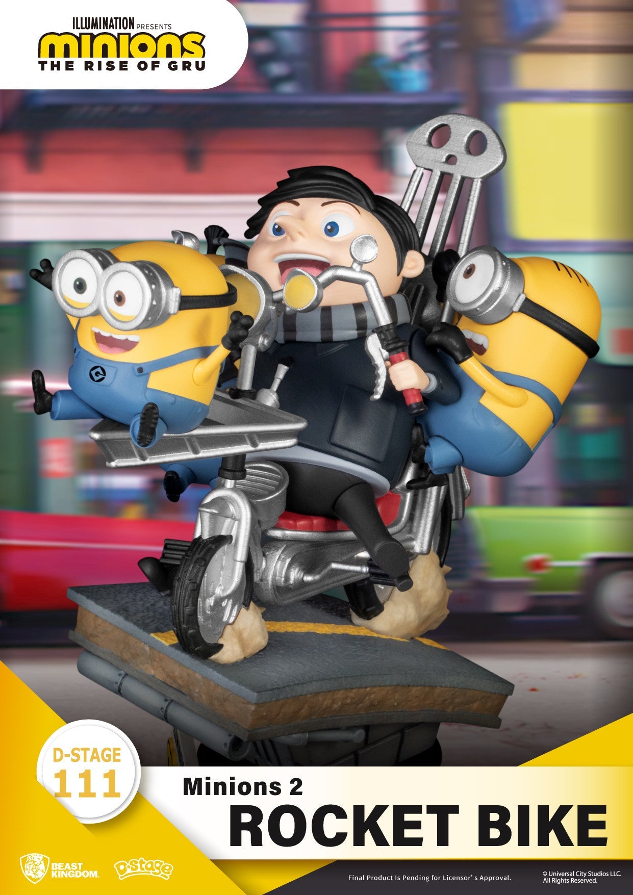 Beast Kingdom D Stage Minions Rocket Bike