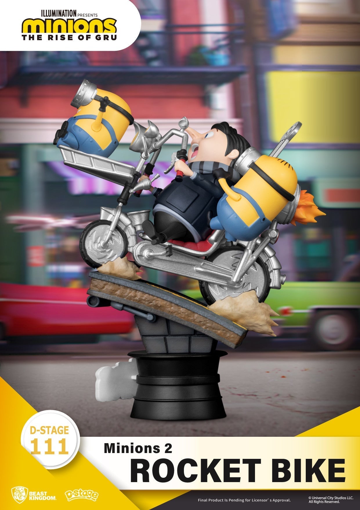 Beast Kingdom D Stage Minions Rocket Bike