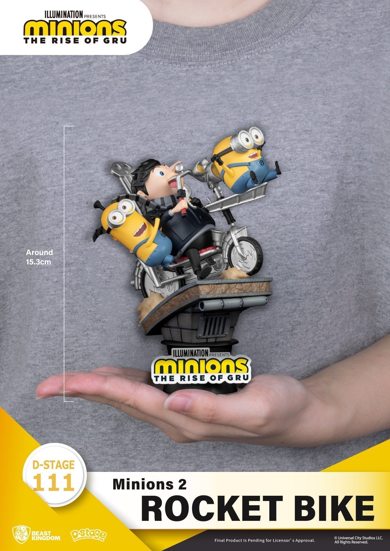 Beast Kingdom D Stage Minions Rocket Bike