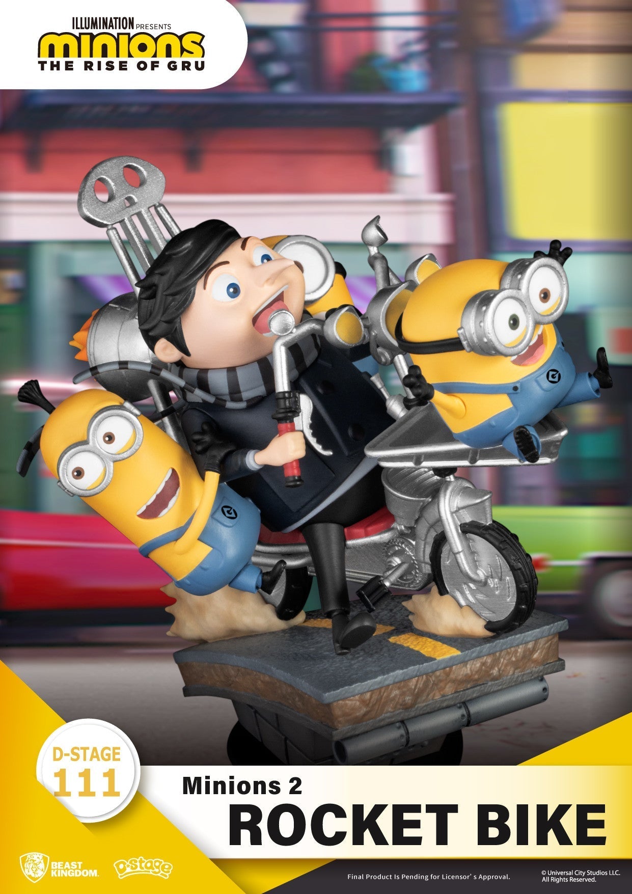 Beast Kingdom D Stage Minions Rocket Bike