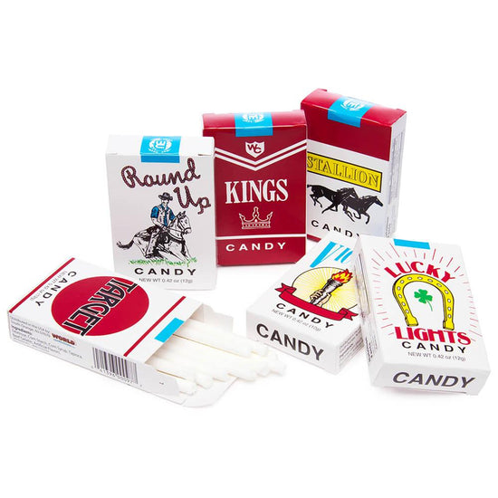Candy Cigarettes packs