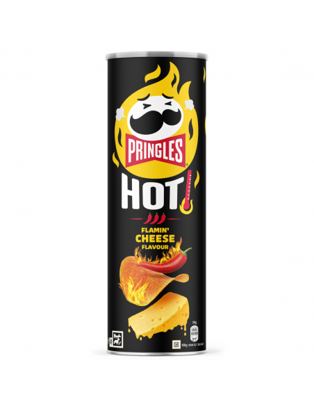 PRINGLES Hot Flamin' Cheese Flavour 160g