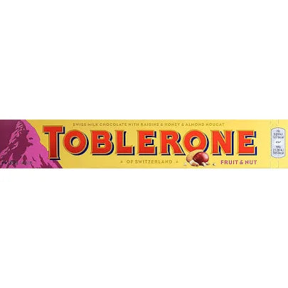 TOBLERONE Fruit & Nut 100g