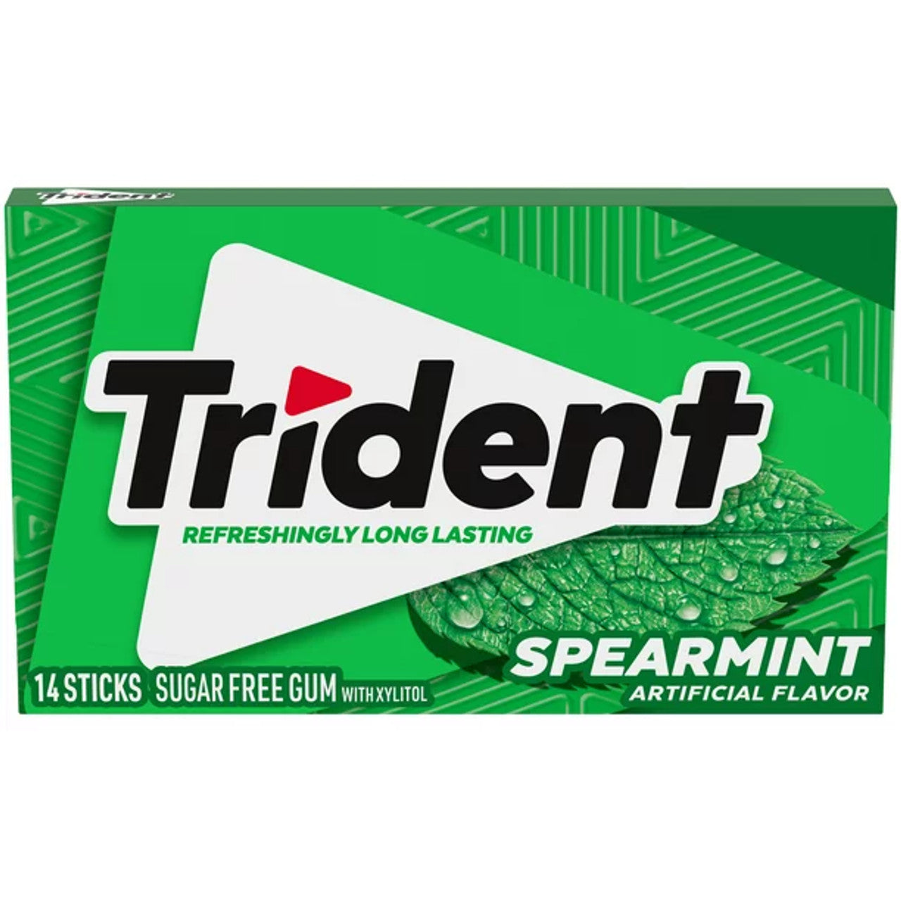 TRIDENT Spearmint Gum 14 sticks