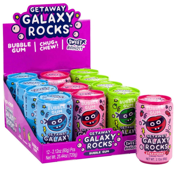 Getaway galaxy rocks bubblegum 60g