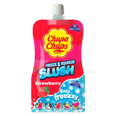 Chupa Chups Freeze & Squeeze Slush Strawberry 250ml