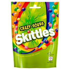 Crazy sour skittles 136g
