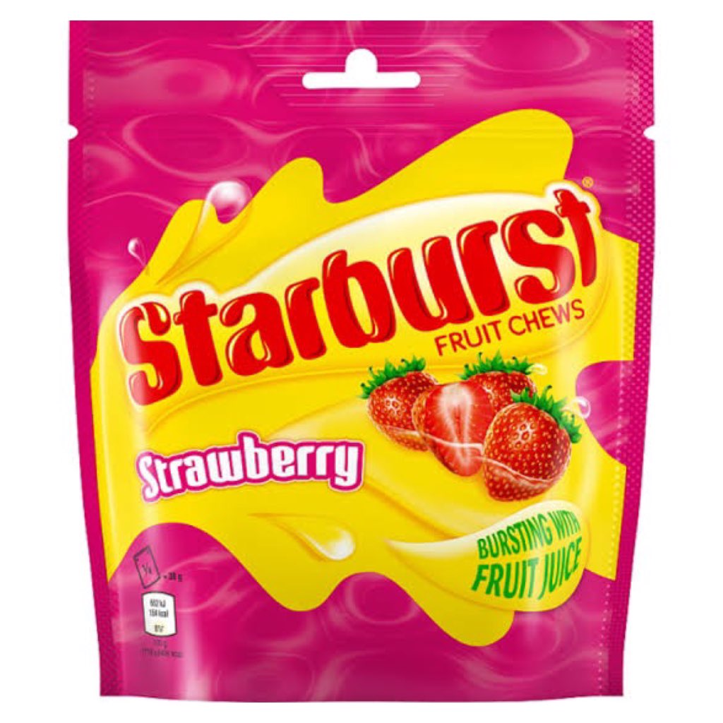 Starburst Fruit Chews Strawberry 138g
