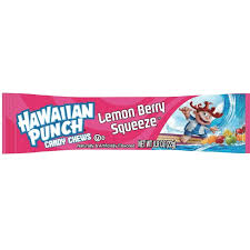 HAWAIIAN PUNCH Lemon Berry Squeeze Candy Chews 22g
