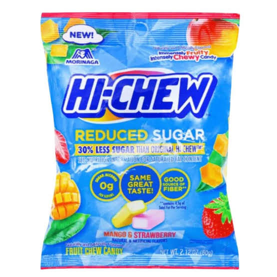 Hi-Chew Reduced Sugar Mango and Strawberry 60g