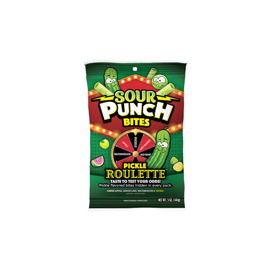 SOUR PUNCH Bites Pickle Roulette 140g