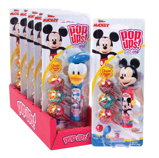 Mickey Pop Ups Lollipop 36g