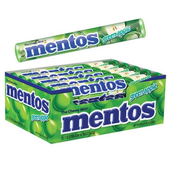 MENTOS Green Apple 38g