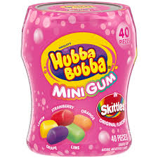 HUBBA BUBBA Mini Gum Skittles 40 pieces