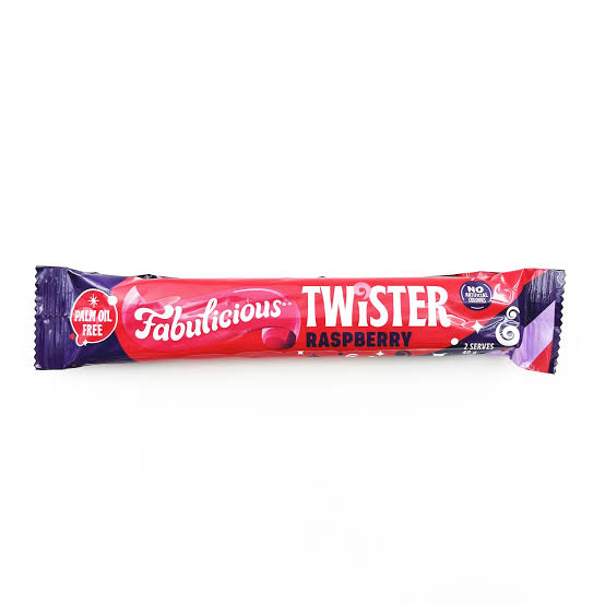 Fabulicious Twister Raspberry Sticks 40g