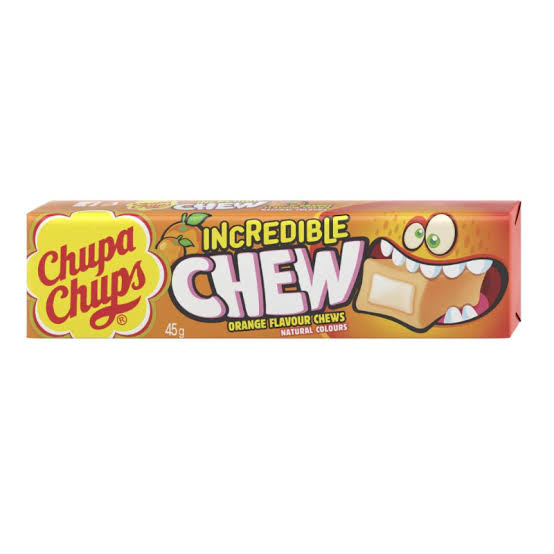 CHUPA CHUPS Incredible Chew orange 45g