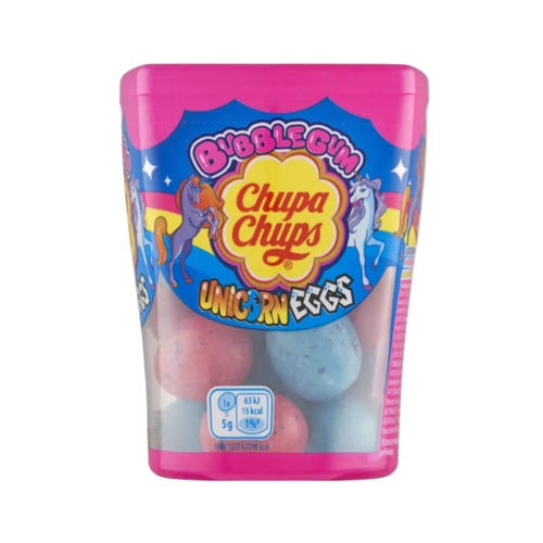 EU Chupa Chups Bubblegum Unicorn Eggs 90g