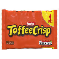 NESTLE Toffee Crisp 4 Bars 124g